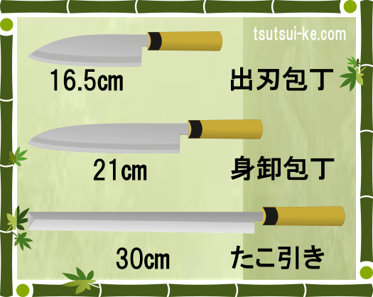 包丁（出刃・身卸・たこ引き）
